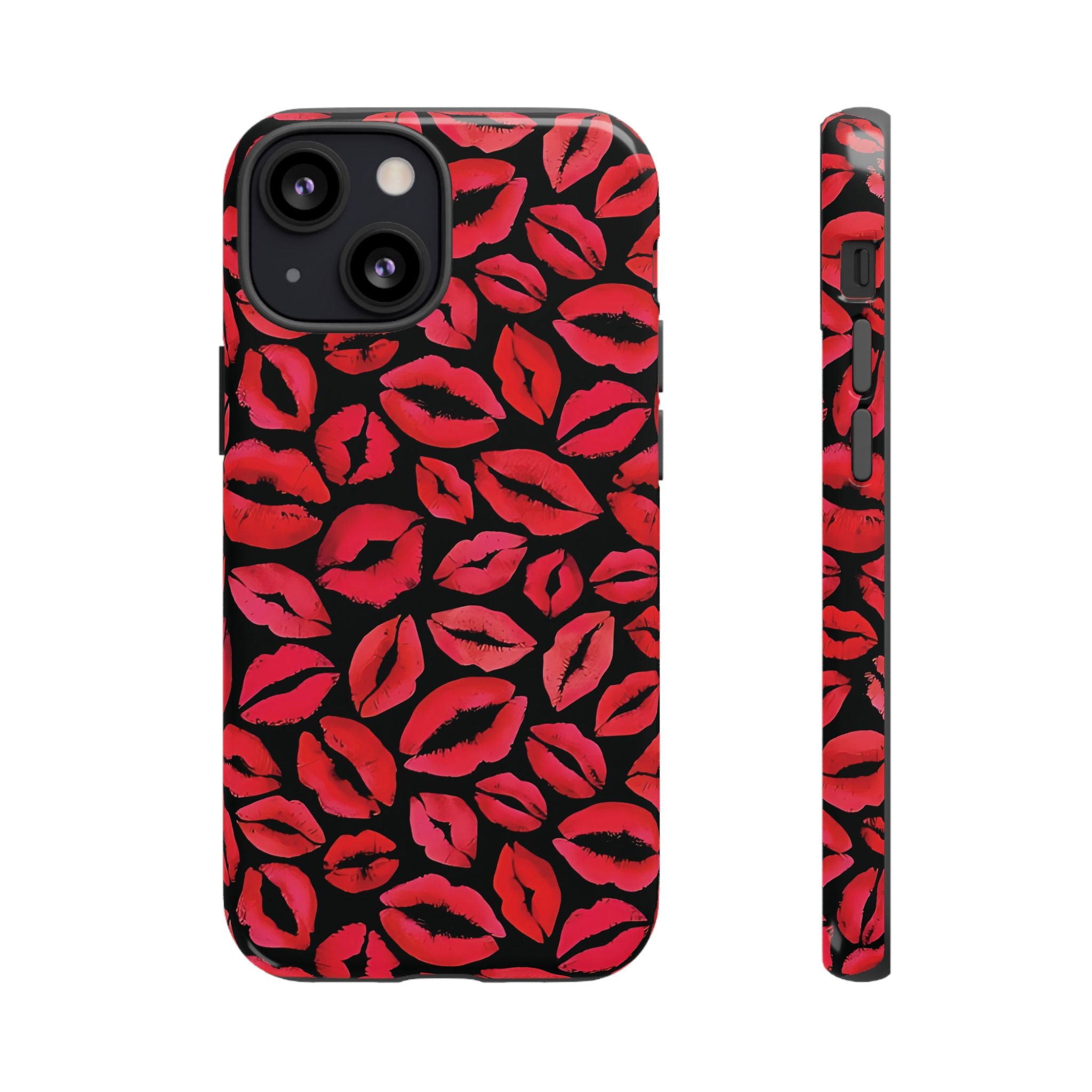 Coque iPhone à lèvres rouges | Embrasse et dis-moi