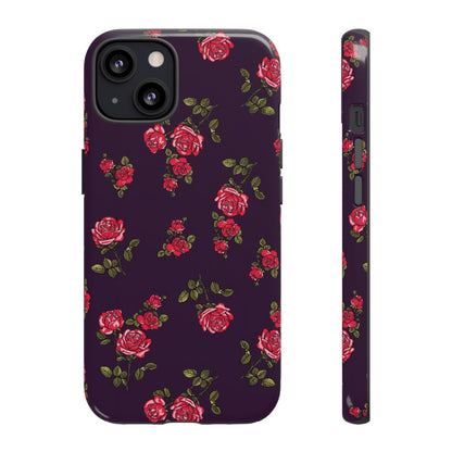 Enchanteur | Coque iPhone à motif floral indigo