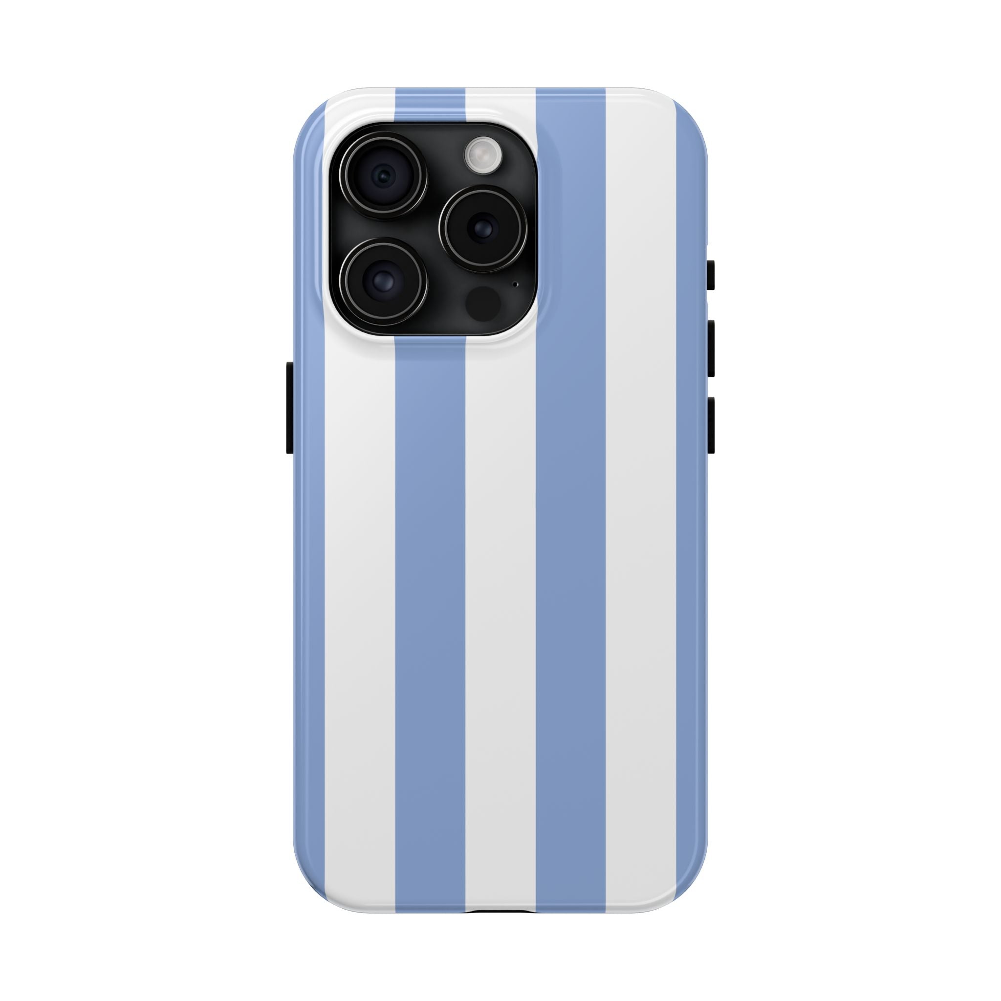 Blue Cabana Stripe iPhone Case
