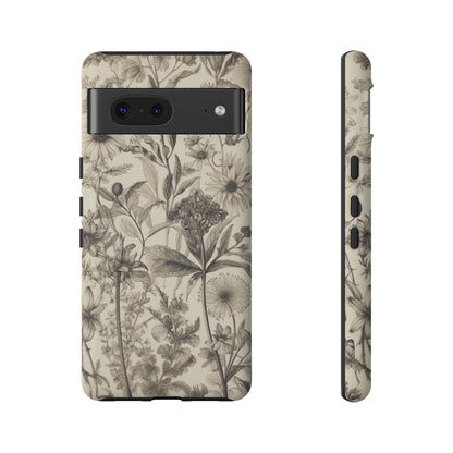 Vintage Wildflowers | Neutral Floral Case