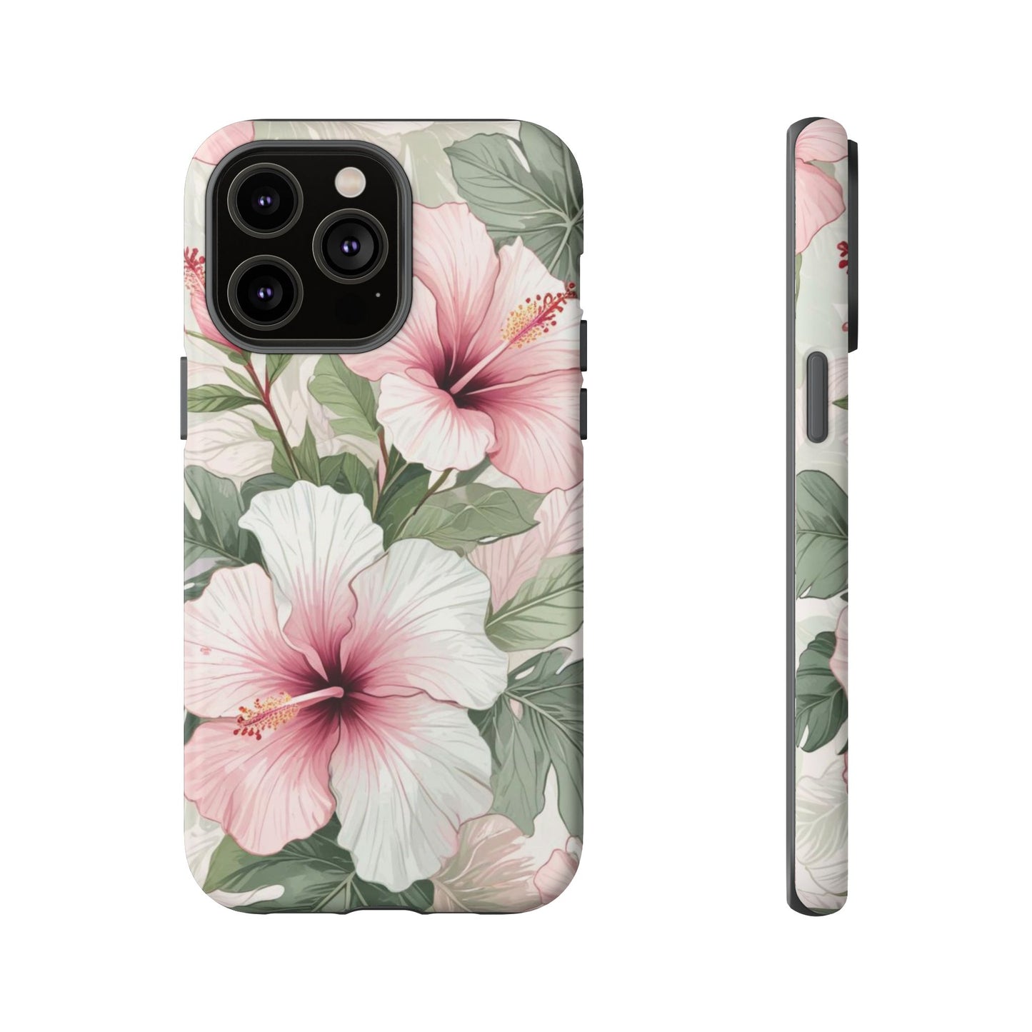 Island Hopping | Green & Pink Tropical Floral Case