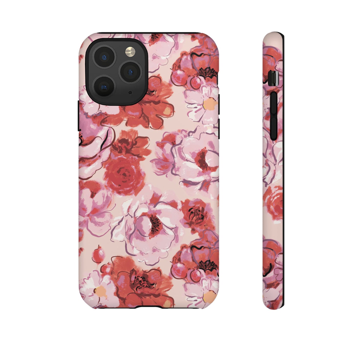 Charmed | Pink Painted Roses Case