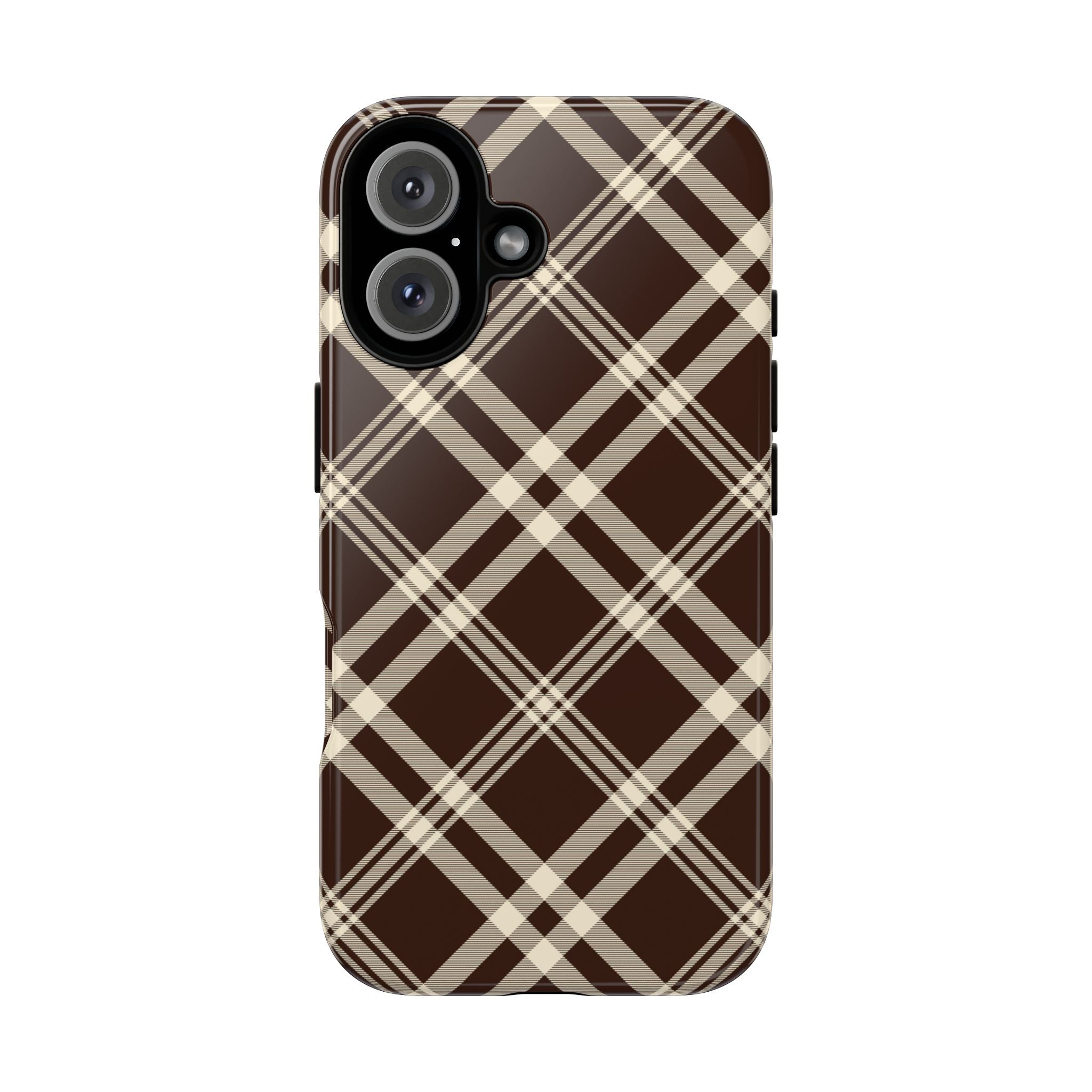 Mocha Plaid | iPhone Case