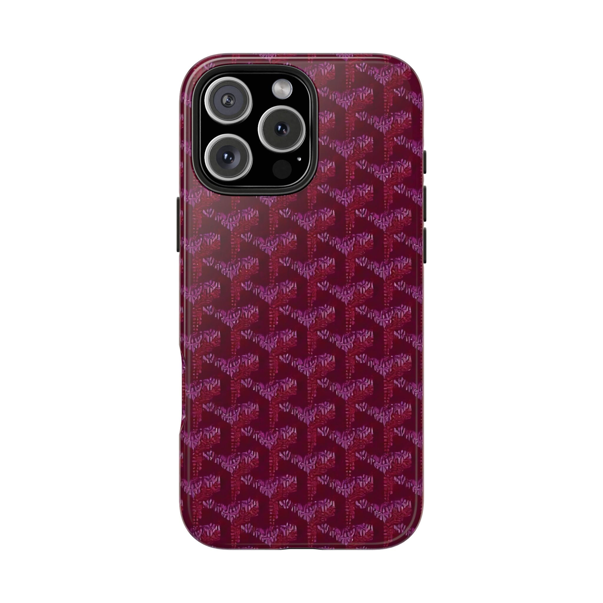 Designer Weave Purple iPhone Case