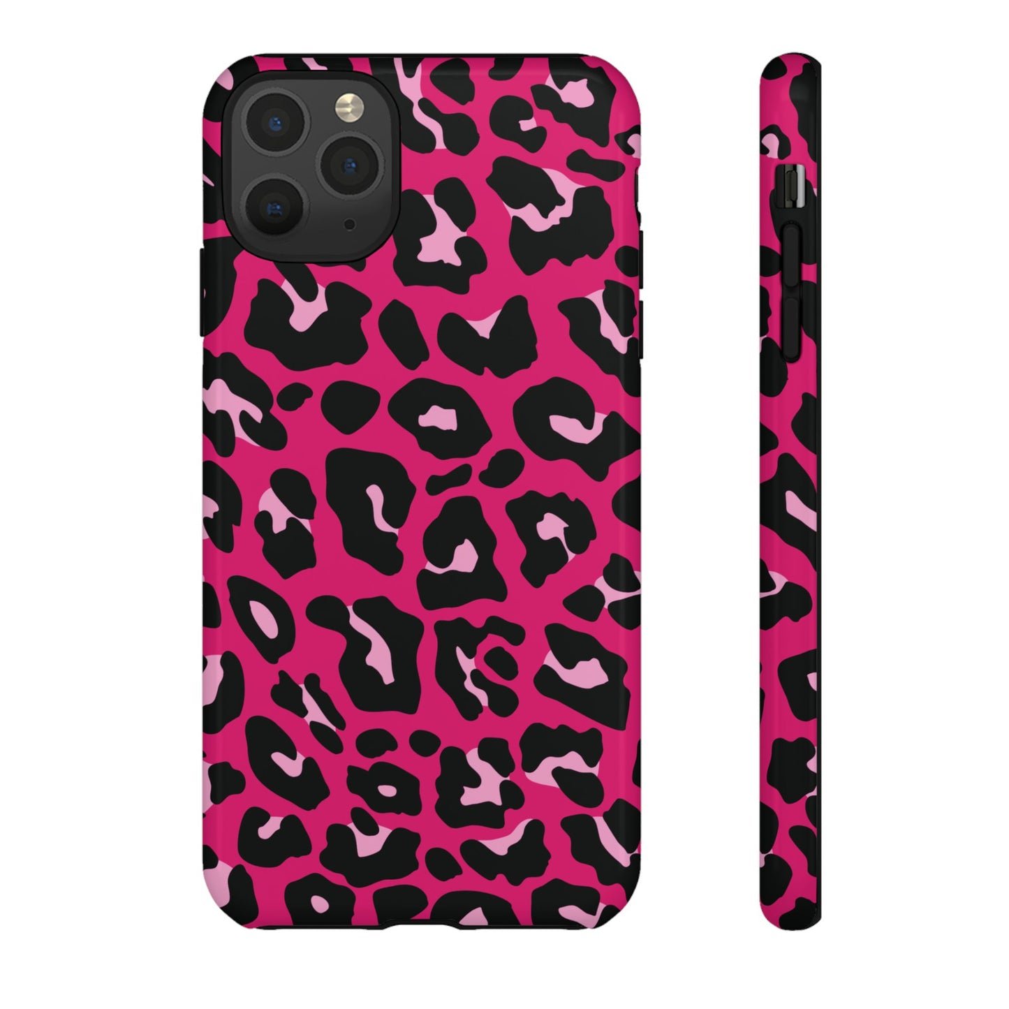 Fierce | Pink Leopard Print iPhone Case