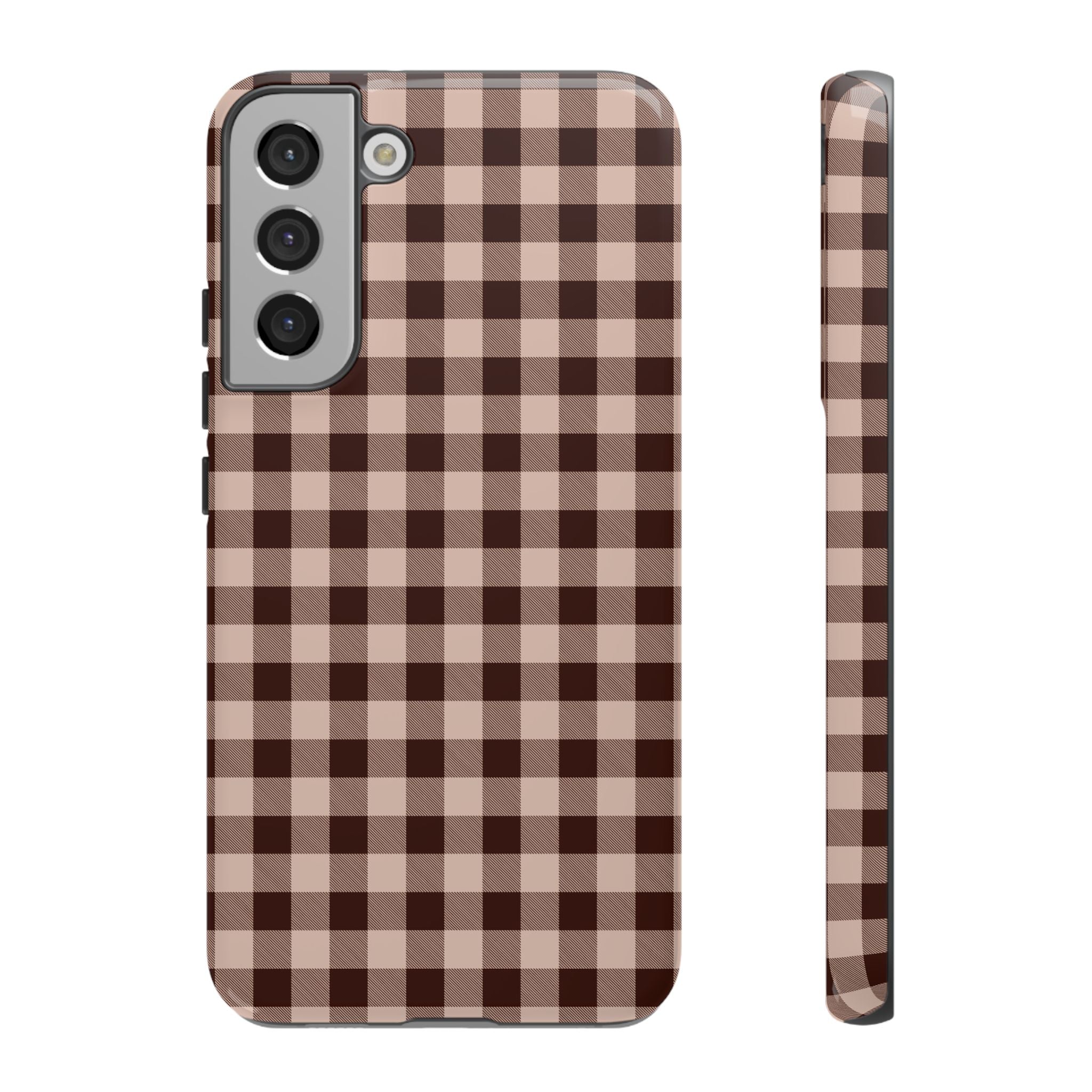 Latte Check Phone Case
