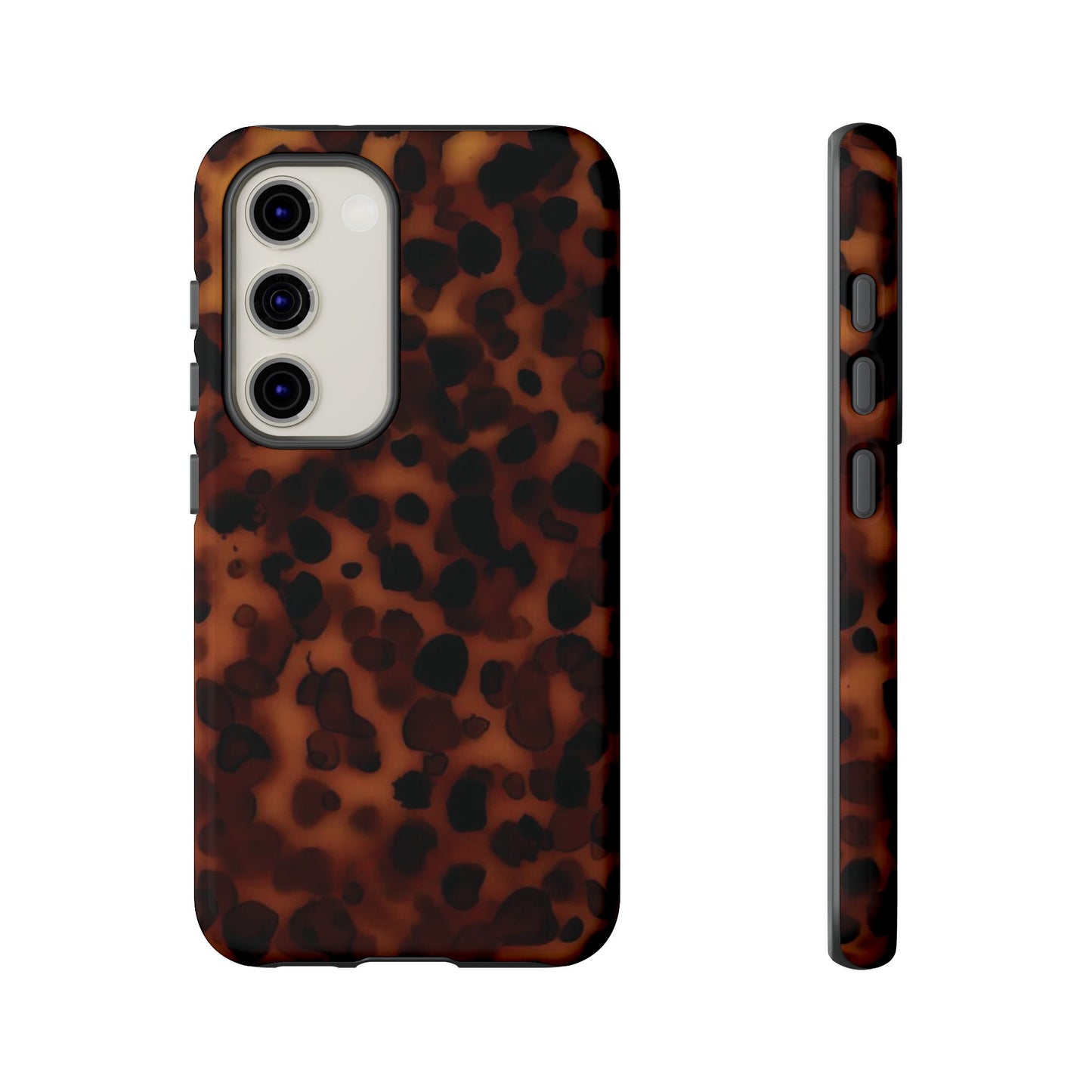 Shell Game | Dark Abstract Tortoise Print Case