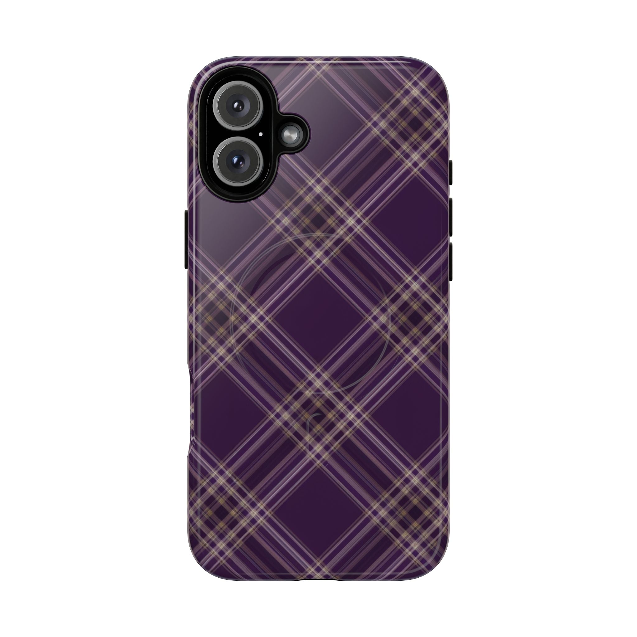 Plum Plaid MagSafe Case