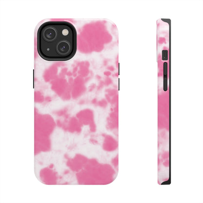 Strawberry Cow | Pink Cow Print iPhone Case