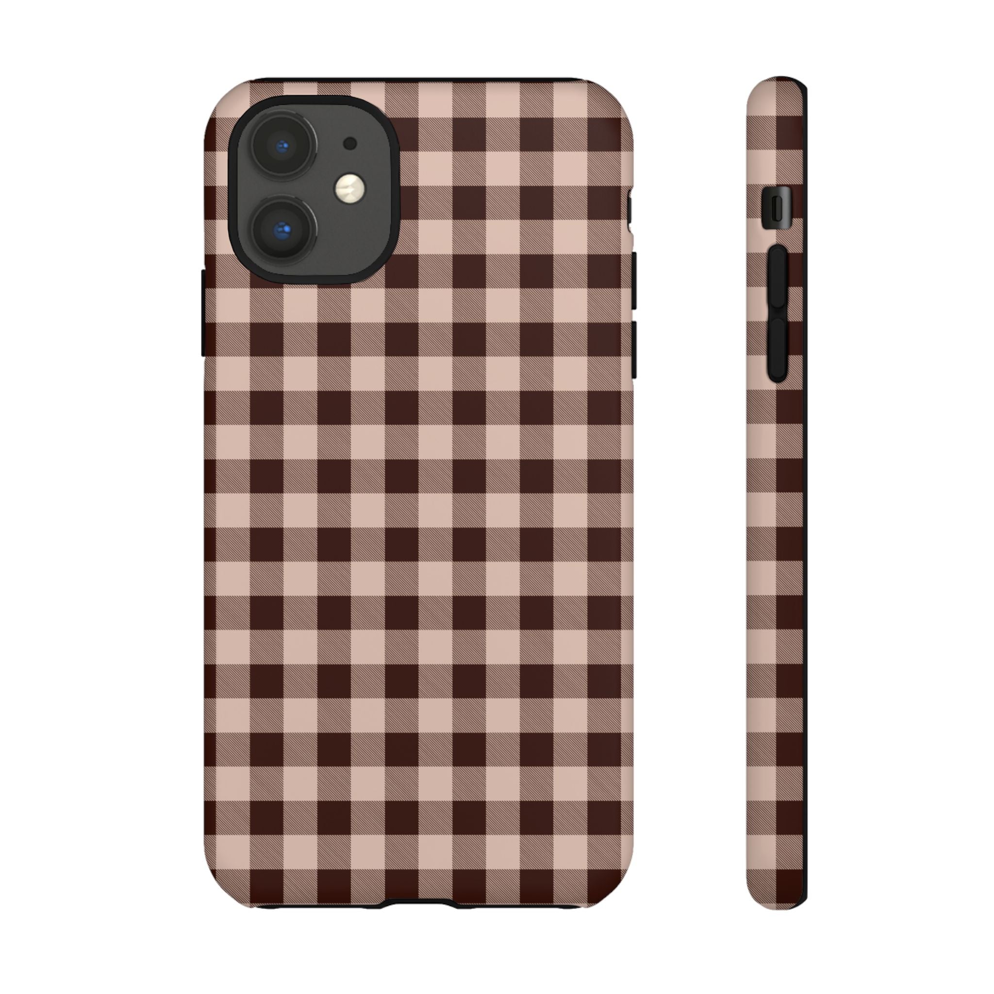 Latte Check Phone Case