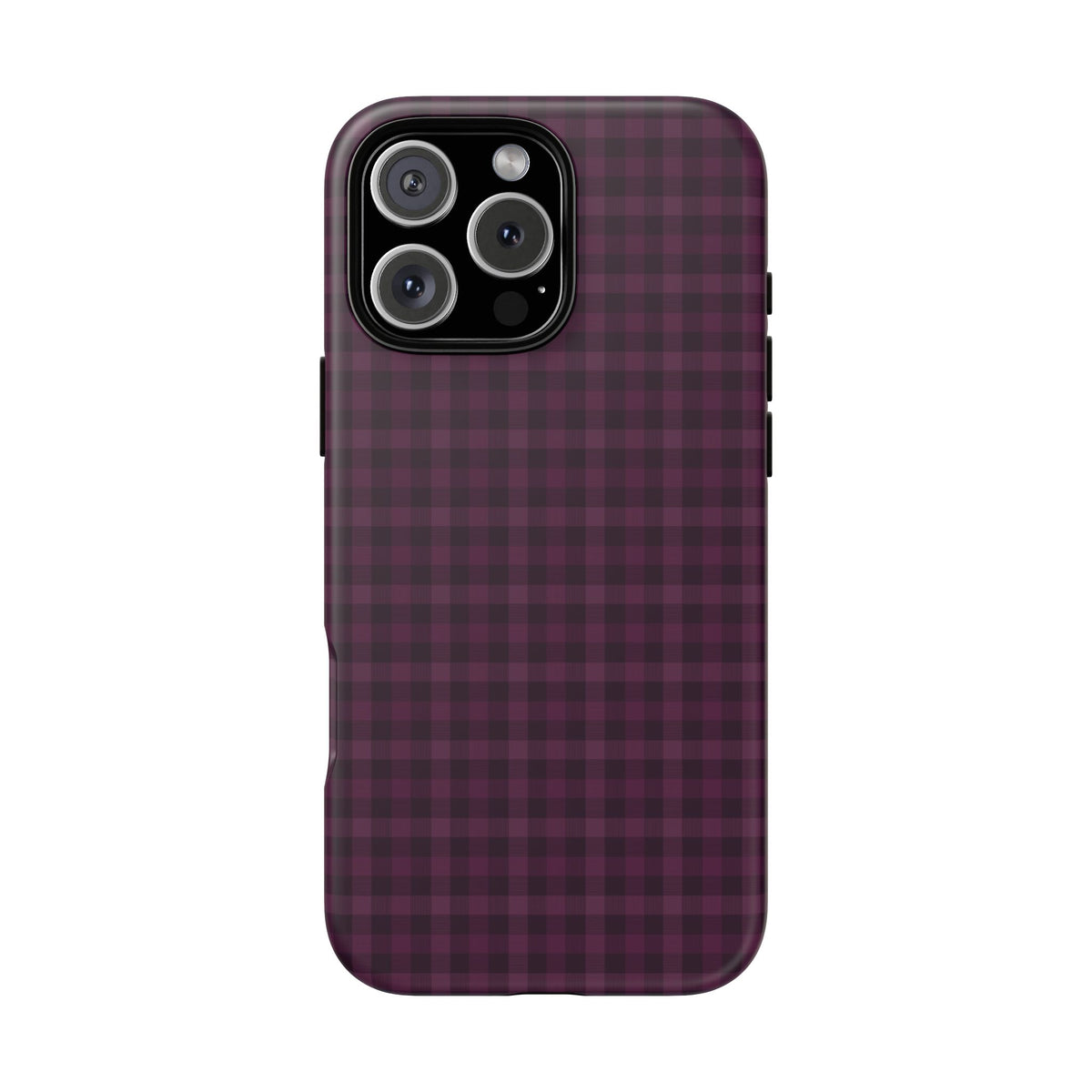 Plum Crush | Purple Plaid iPhone Case