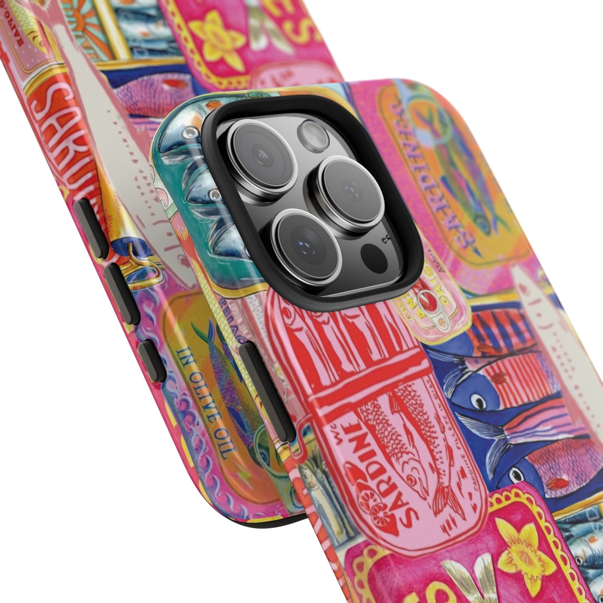 Sardines Collage iPhone Case