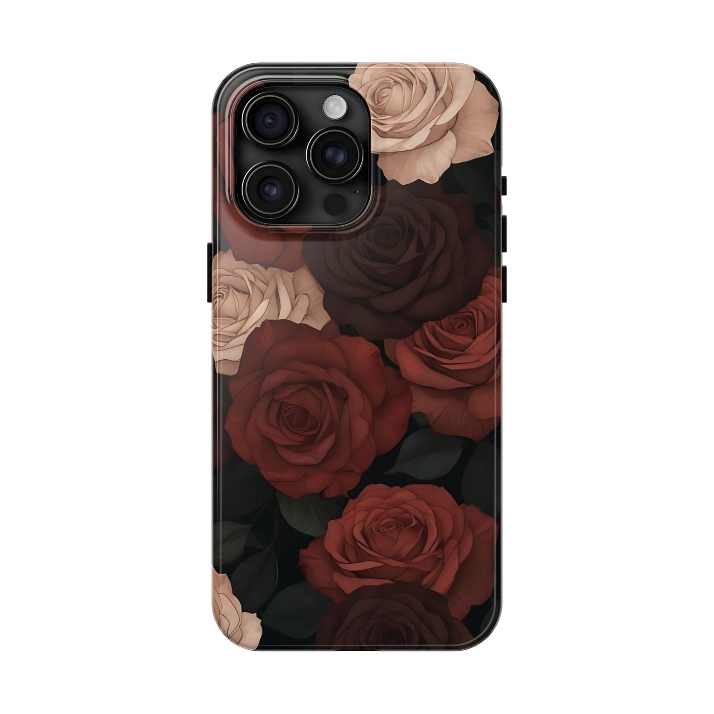 Roses | Brown Floral iPhone Case