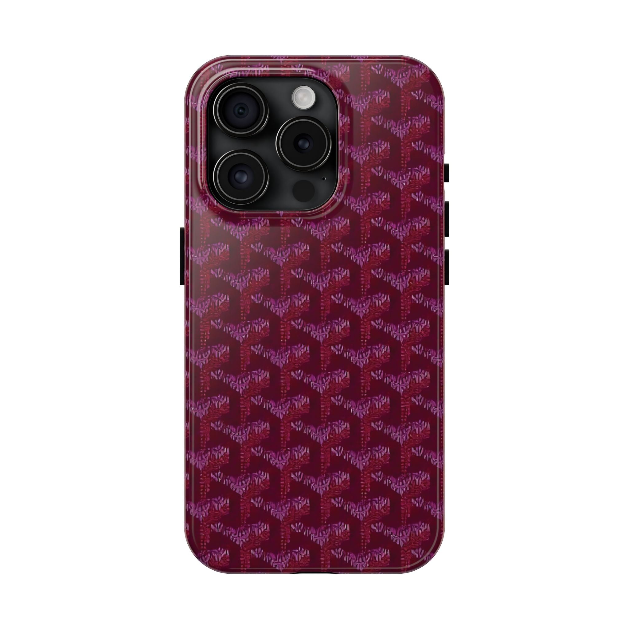 Designer Weave Purple iPhone Case