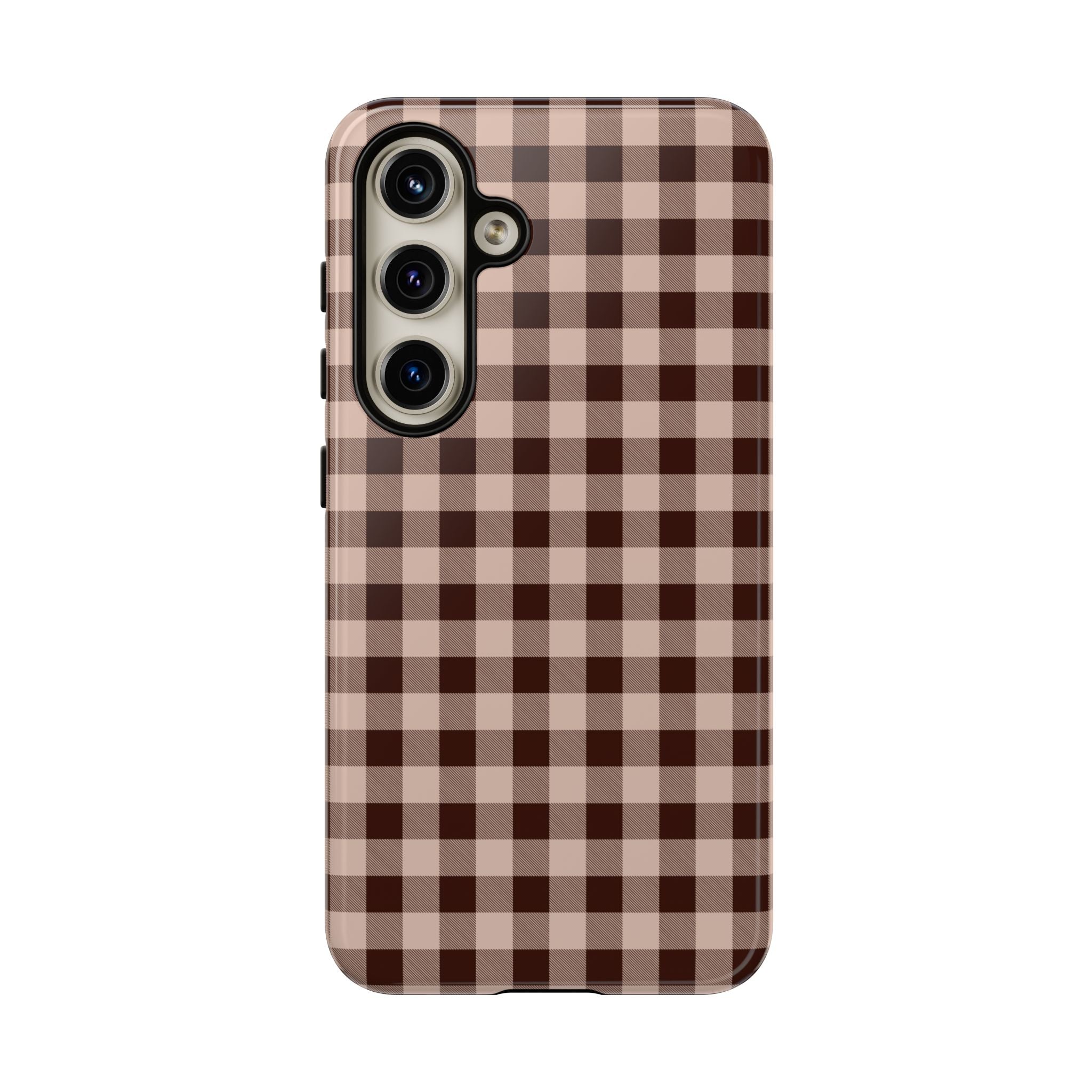 Latte Check Phone Case