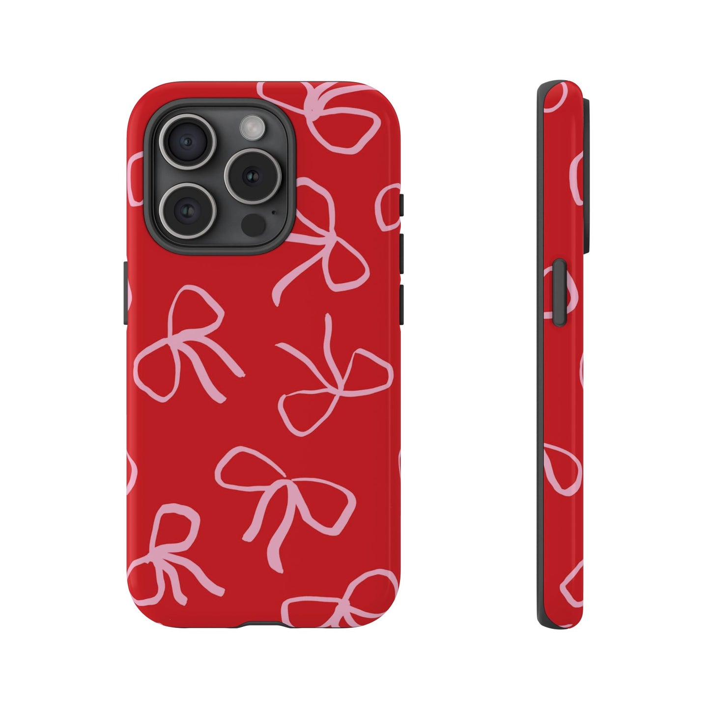 Ribbons & Bows | Red Coquette iPhone Case