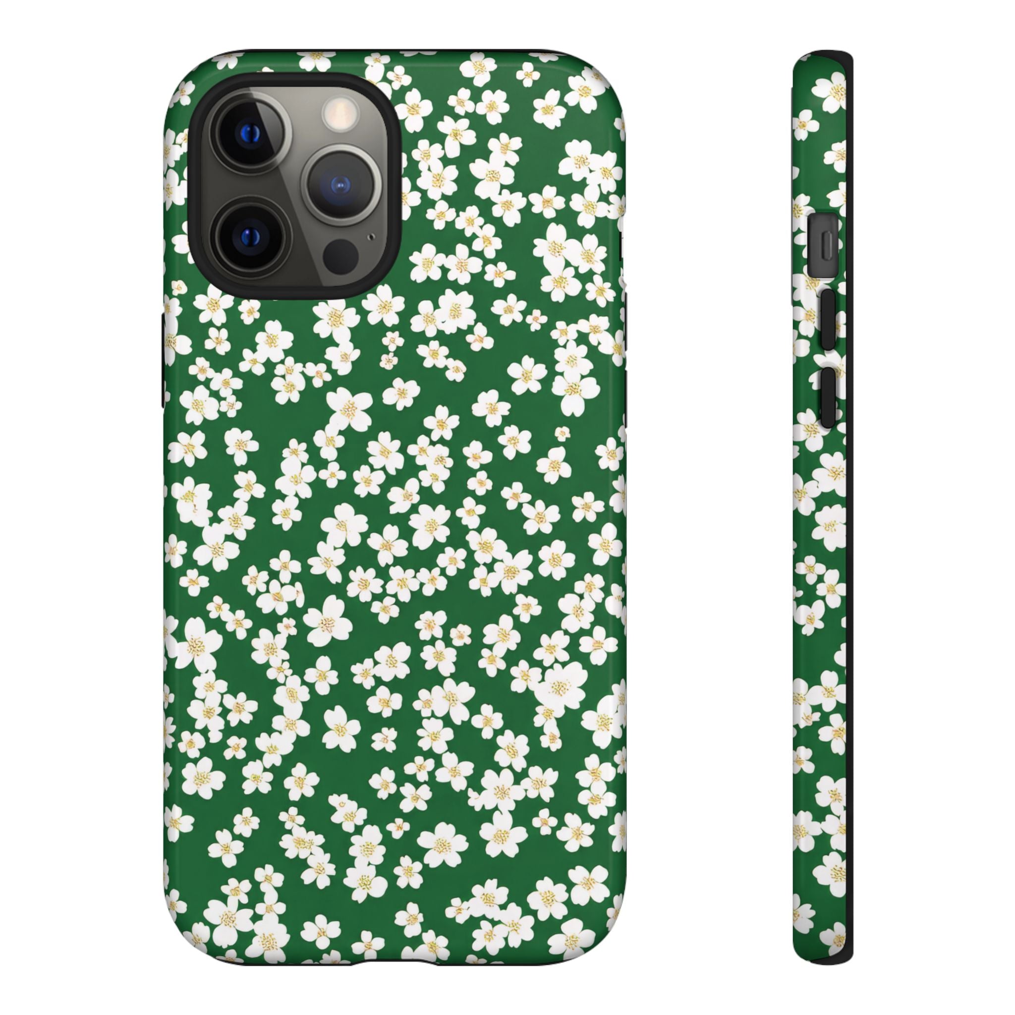 Emerald Bloom iPhone Case