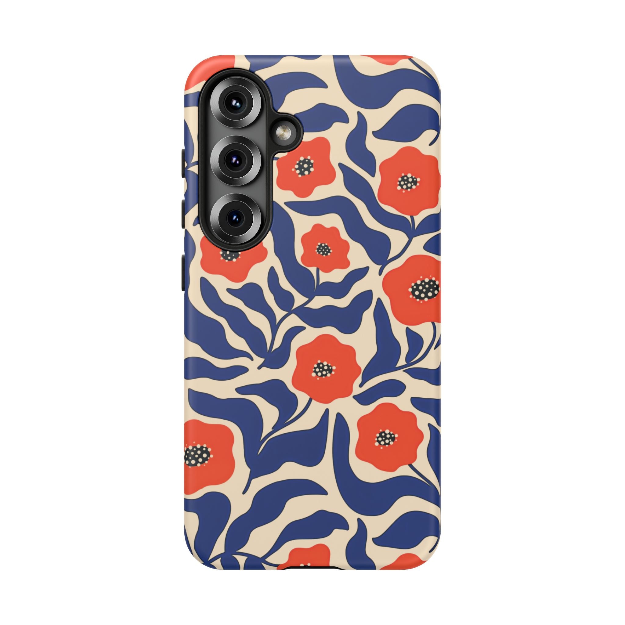 Indigo Poppy Phone Case