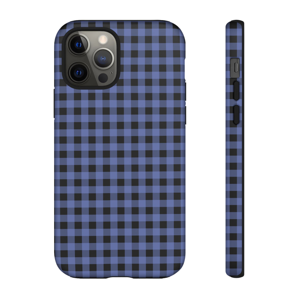 Blueberry Jam | Blue Gingham iPhone Case