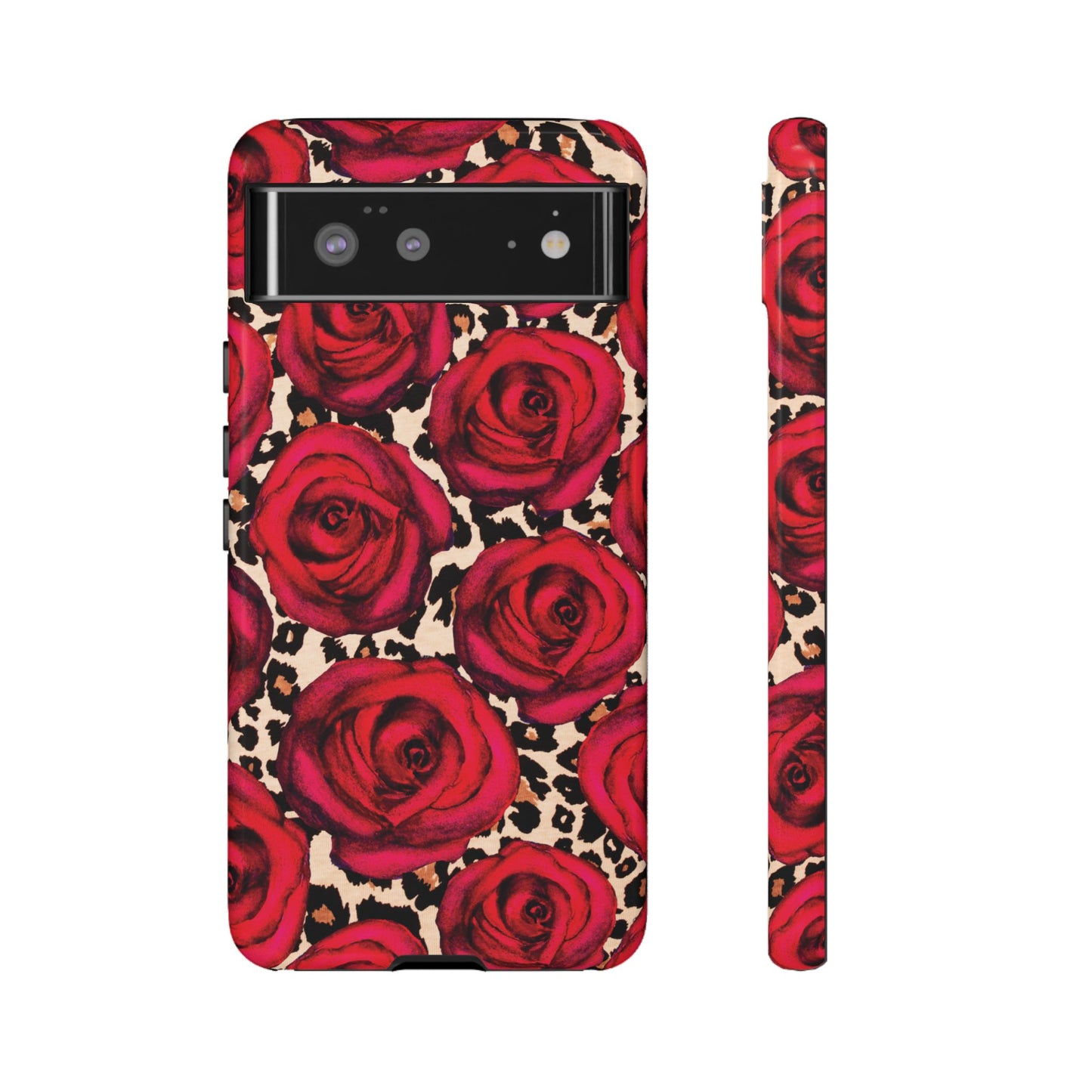 Rose Leopard | Red Floral Case