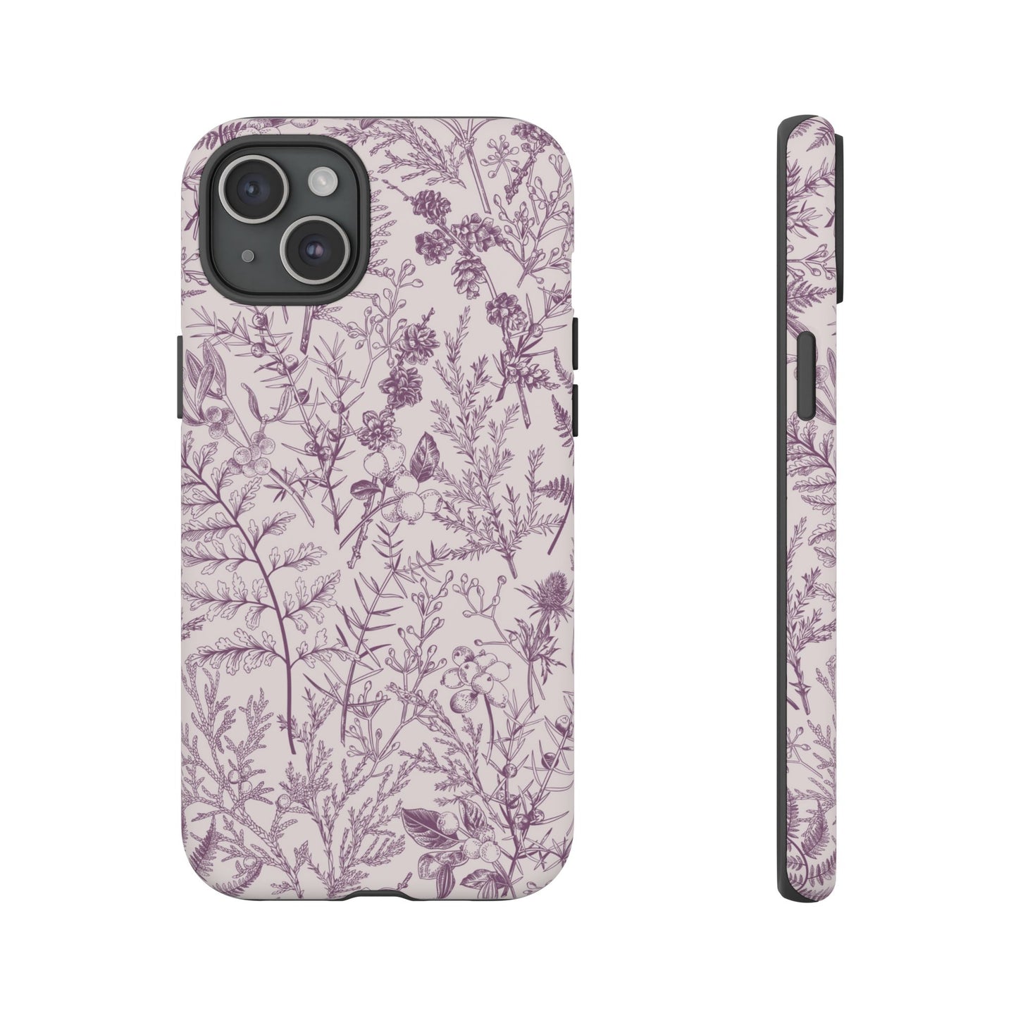 Plum Botanical Garden | Purple Floral Case