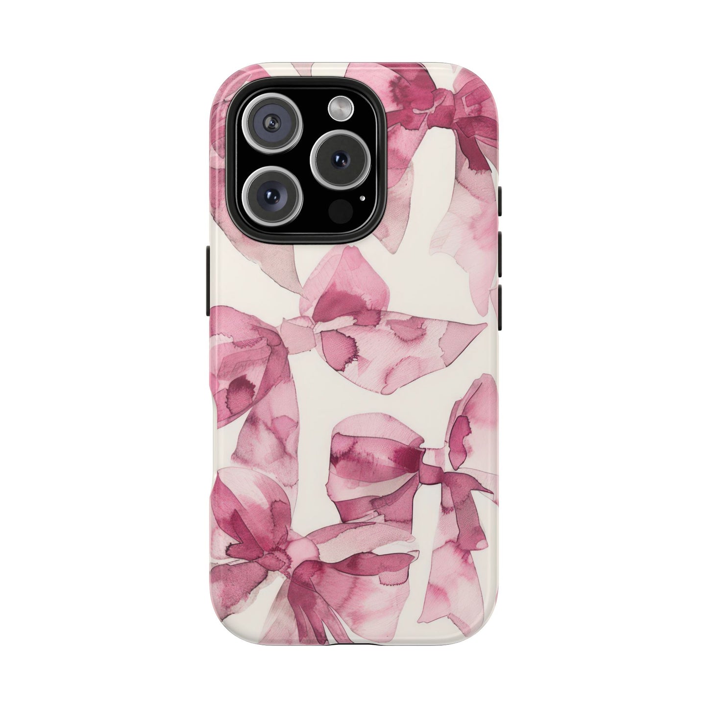 Whimsy | Pink Bows iPhone Case