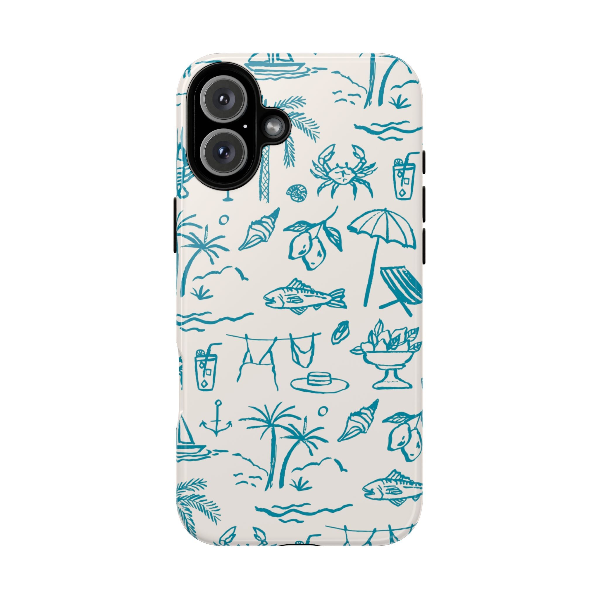 Meet Me Seaside iPhone Case