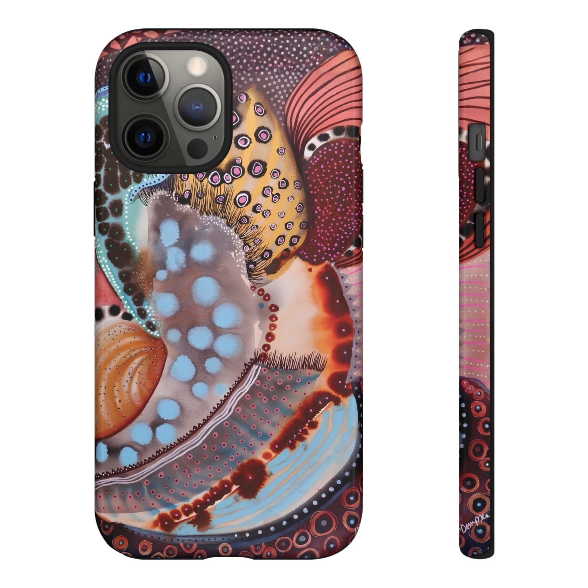 Ocean Echo | Abstract Sea Life iPhone Case