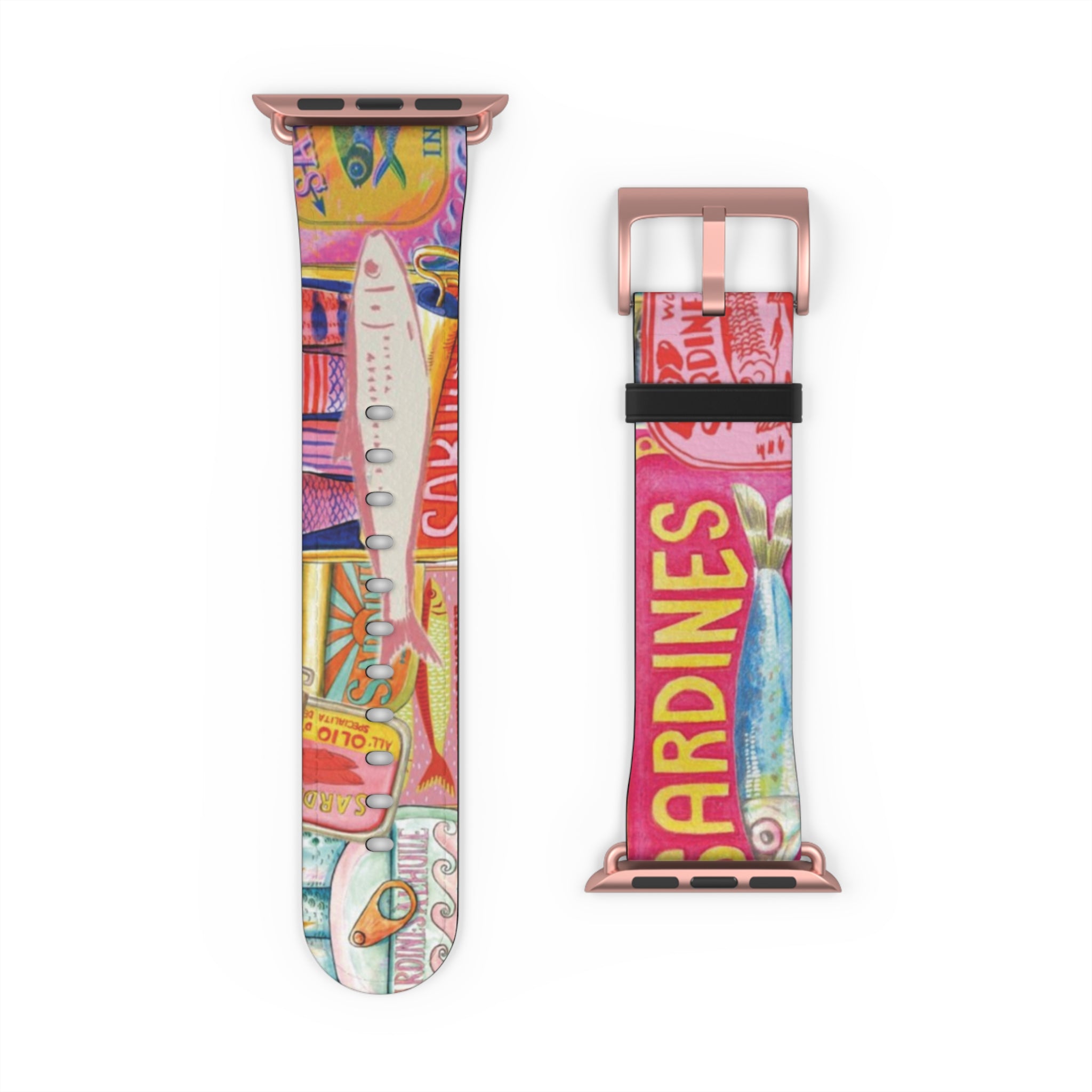 Sardines Collage Apple Watch Band