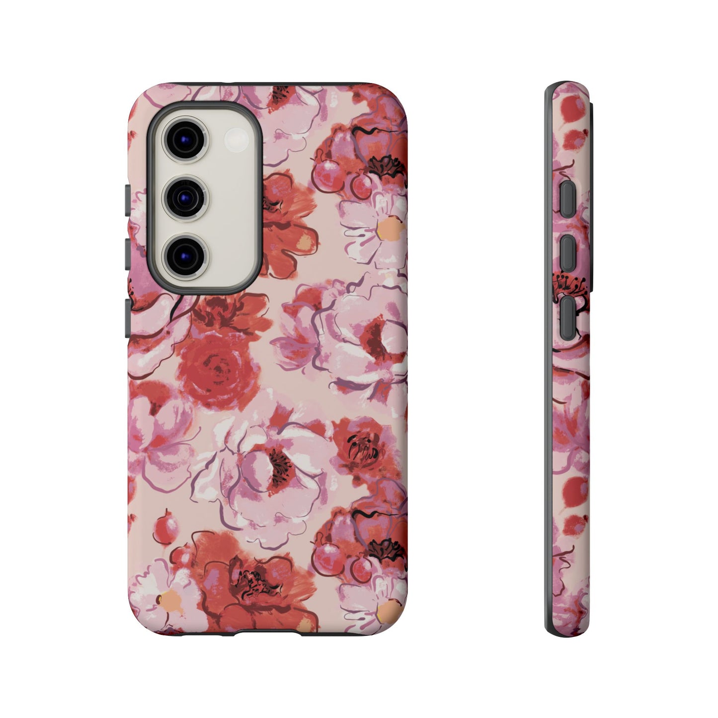 Charmed | Pink Painted Roses Case