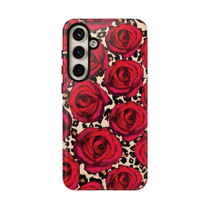 Rose Leopard | Red Floral Case