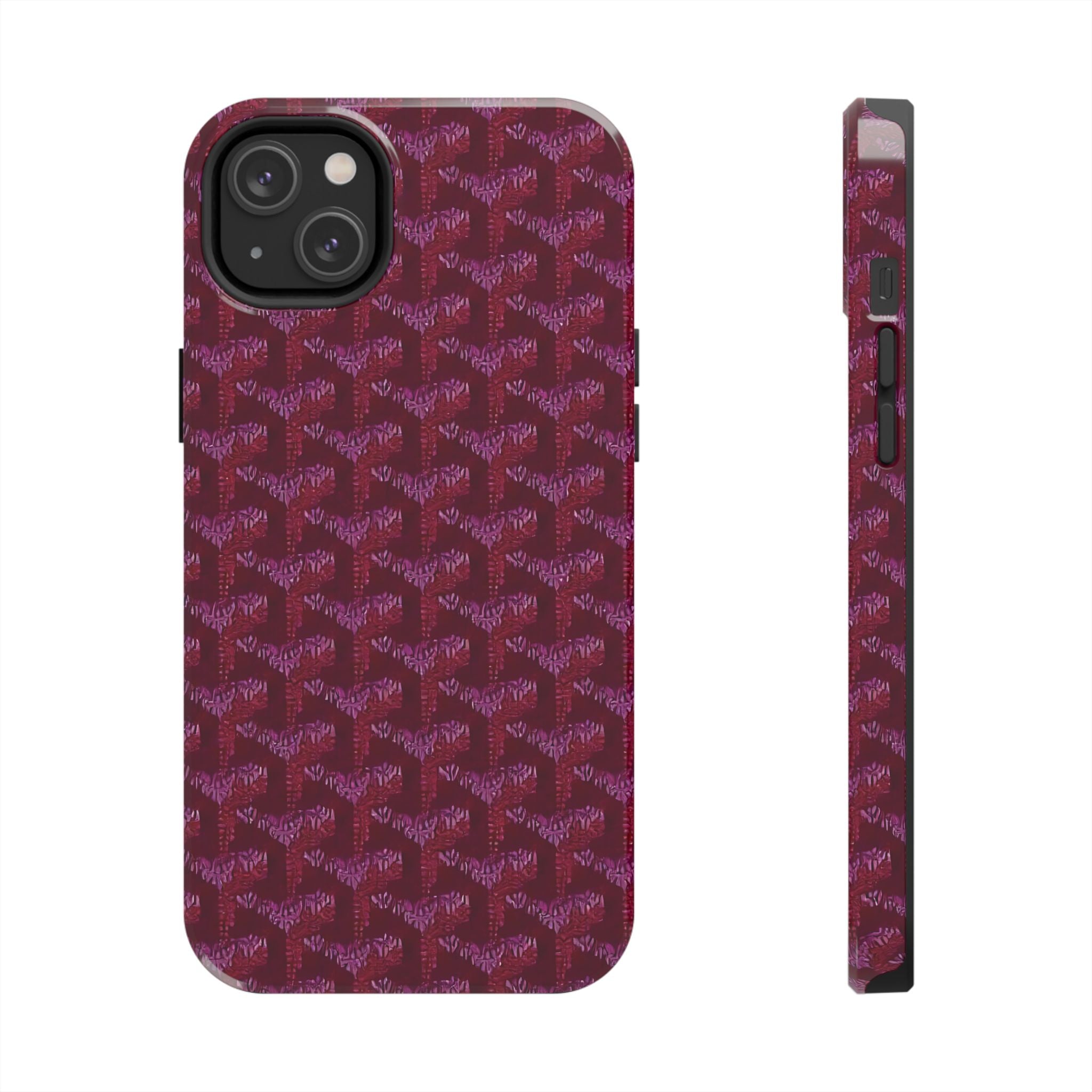 Designer Weave Purple iPhone Case