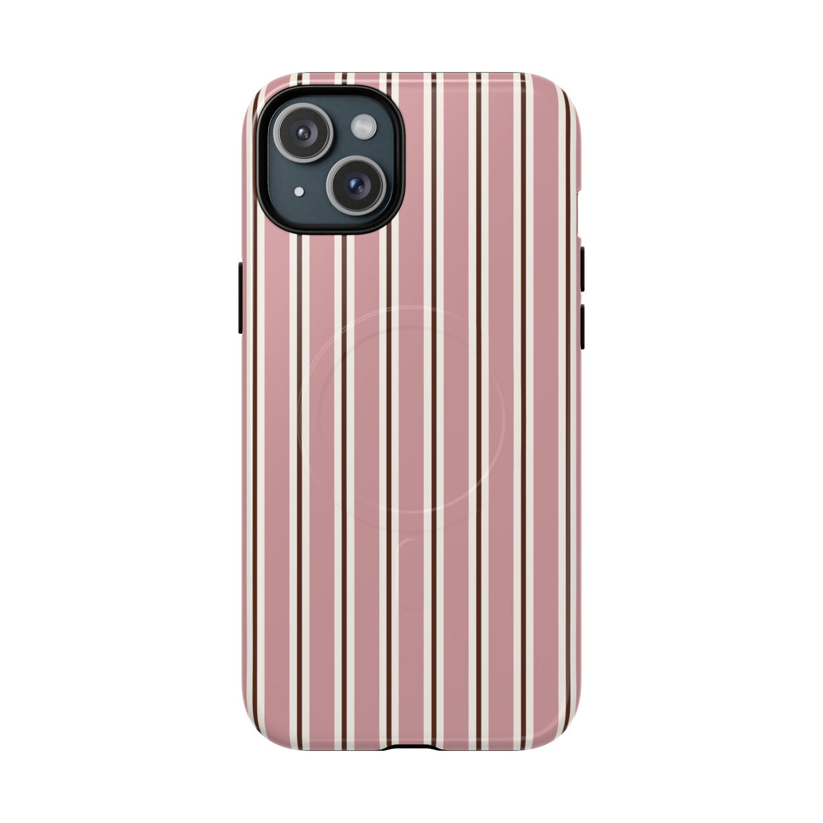 Pink on Repeat | Blush Stripe MagSafe Case