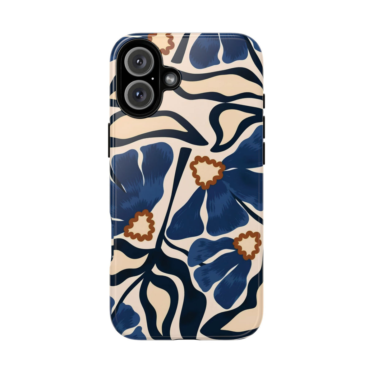 Blue Note | Painted Floral iPhone Case