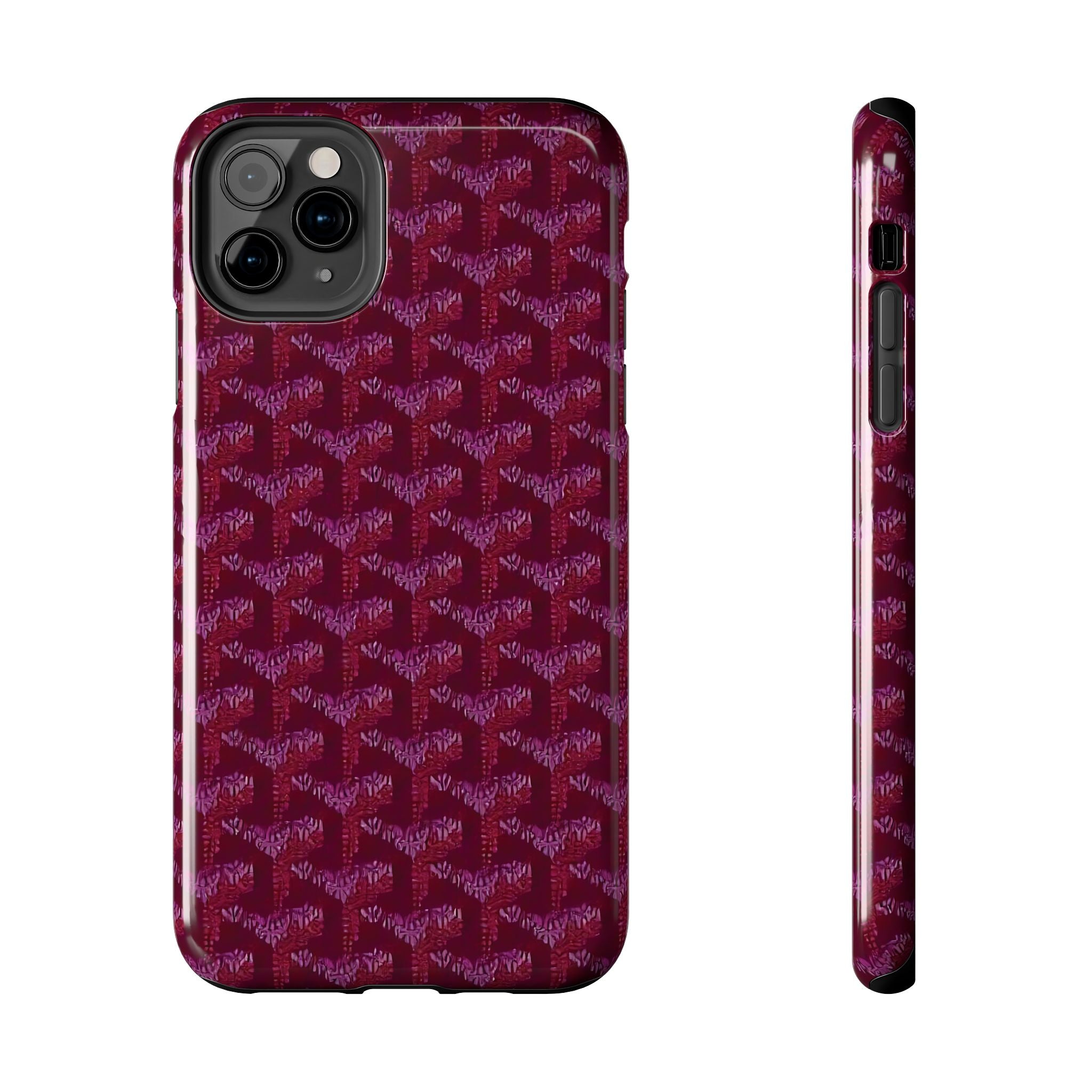 Designer Weave Purple iPhone Case
