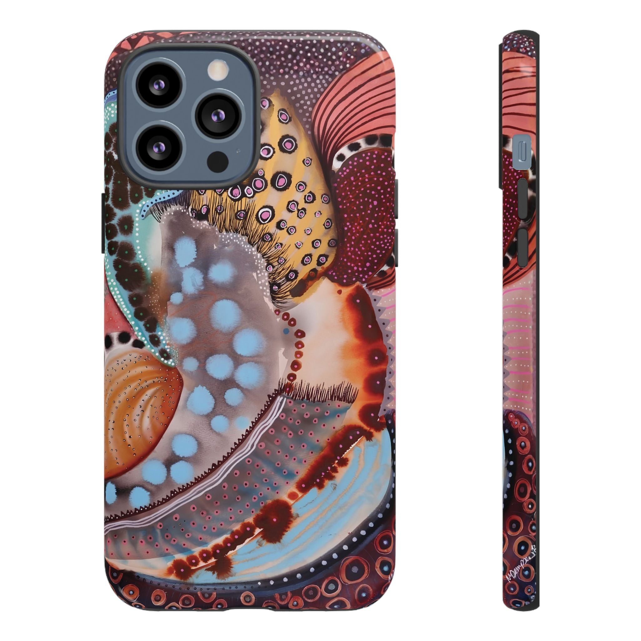 Ocean Echo | Abstract Sea Life iPhone Case