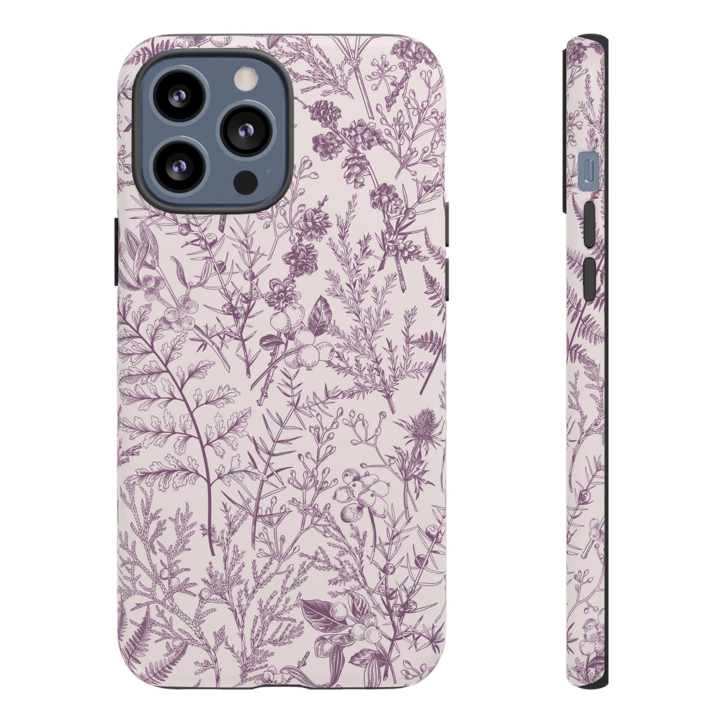 Plum Botanical Garden | Purple Floral Case