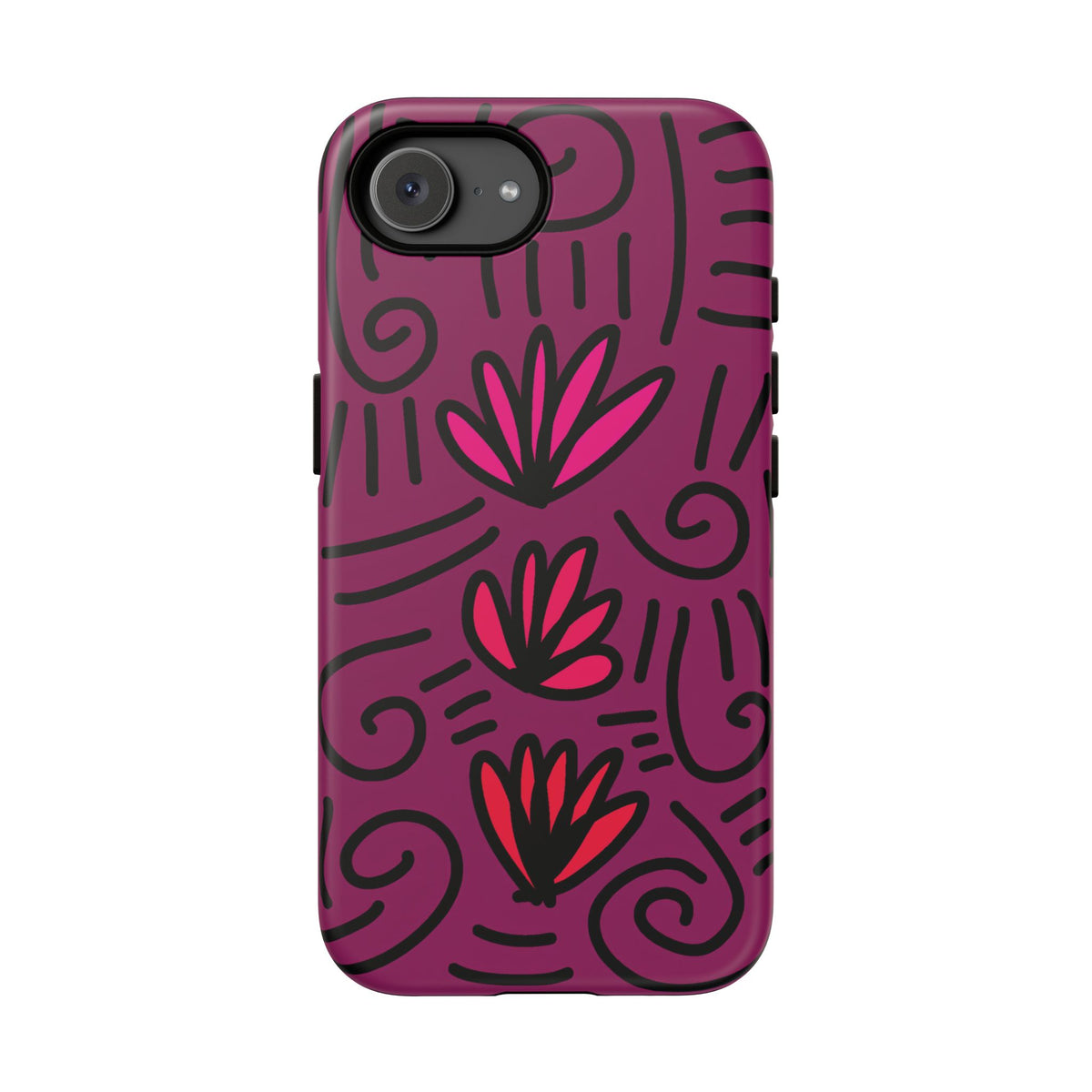 Doodle Crush | Abstract Floral iPhone Case
