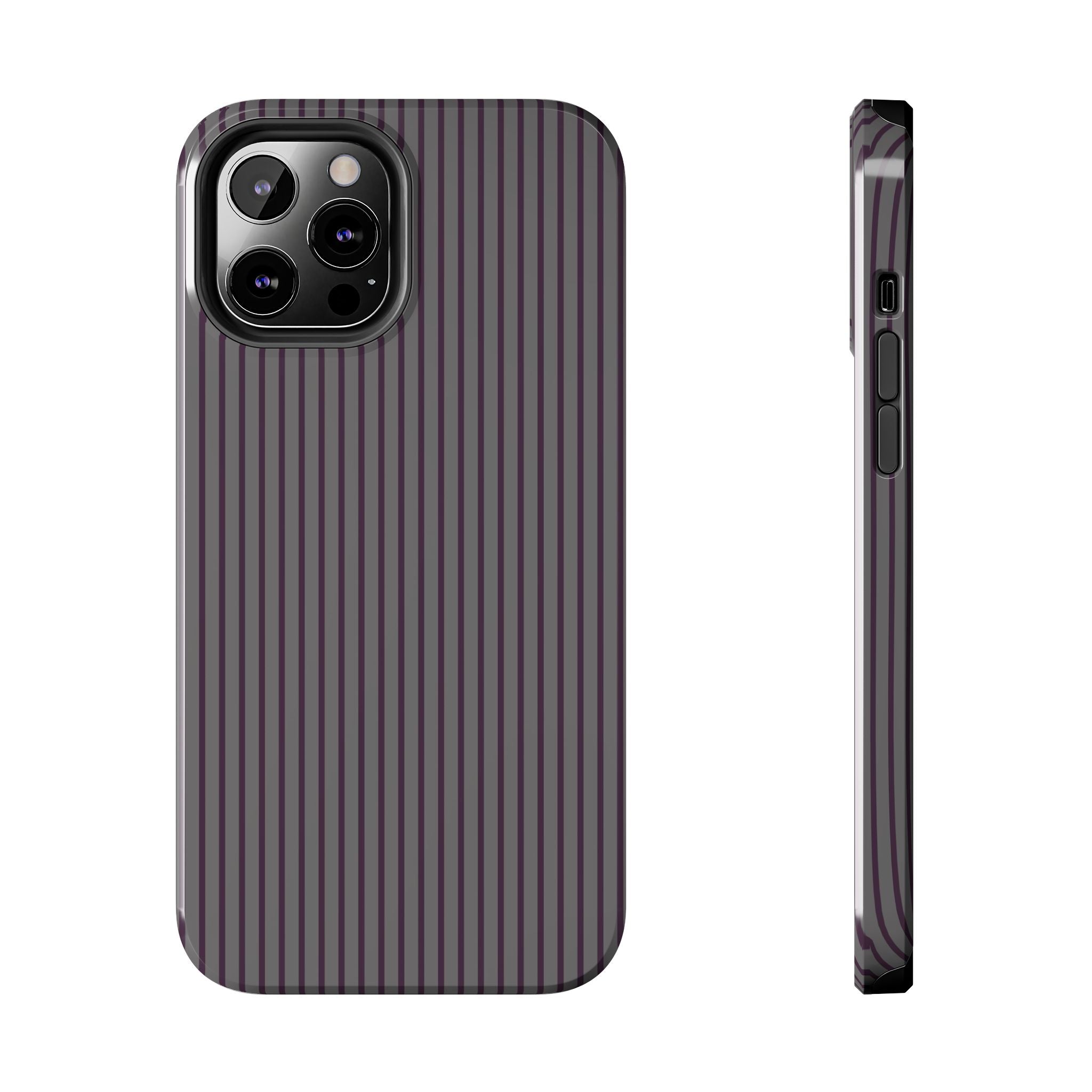 Trendsetter Gray Pinstripe iPhone Case