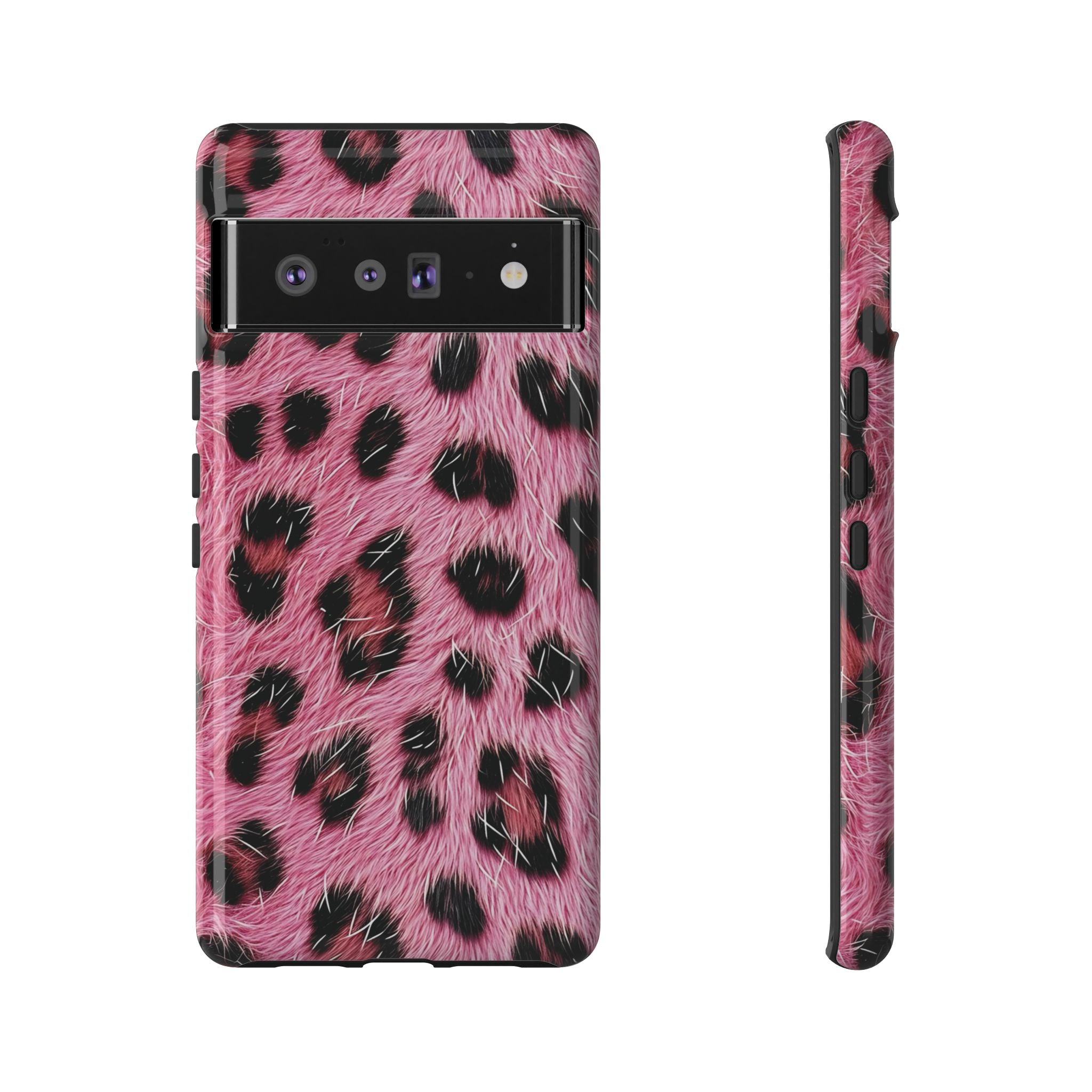 Party Animal Pink Leopard Pixel Case