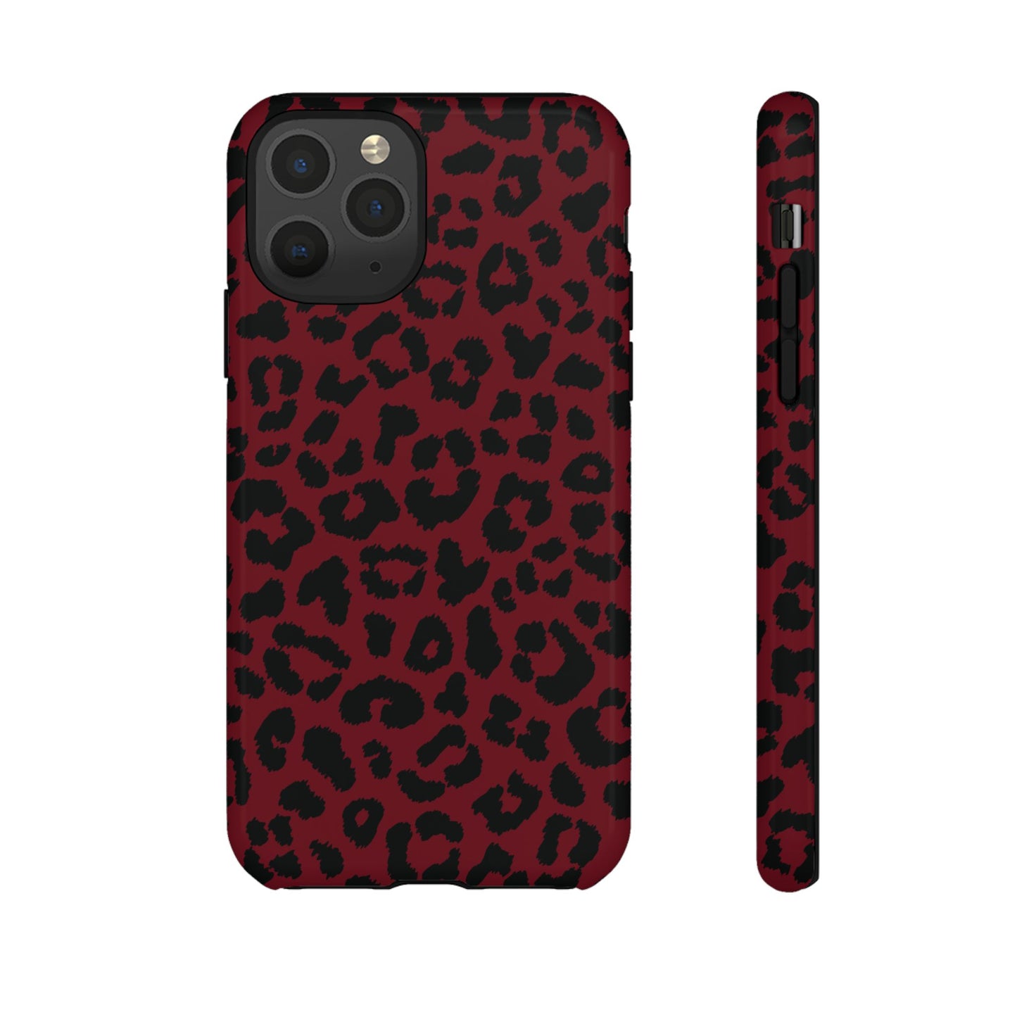 Gone Wild  | Red Leopard Print iPhone Case