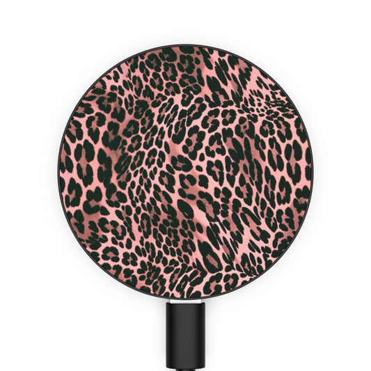 Magnetic Induction Charger | Leopard Print