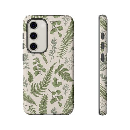 Vintage Botanical | Green Botanical Illustration Case