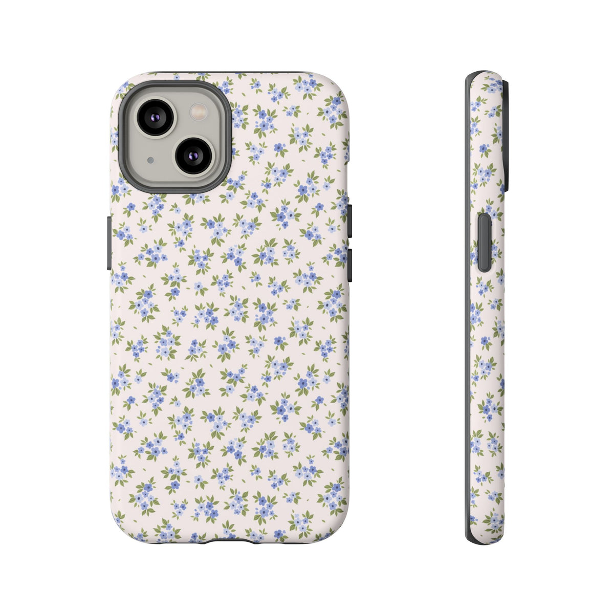 Love Notes | Blue Ditsy Floral iPhone Case