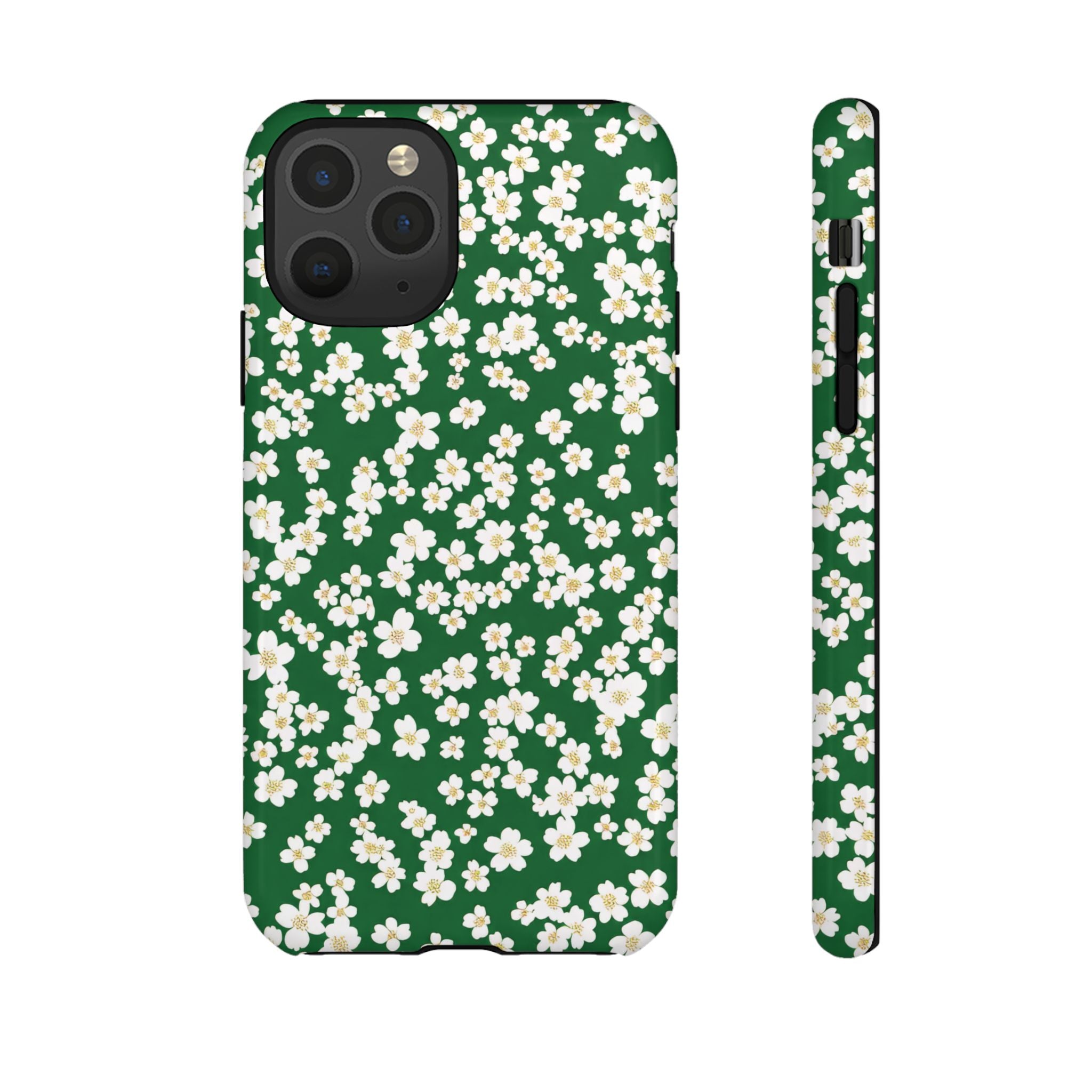 Emerald Bloom iPhone Case