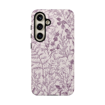 Plum Botanical Garden | Purple Floral Case