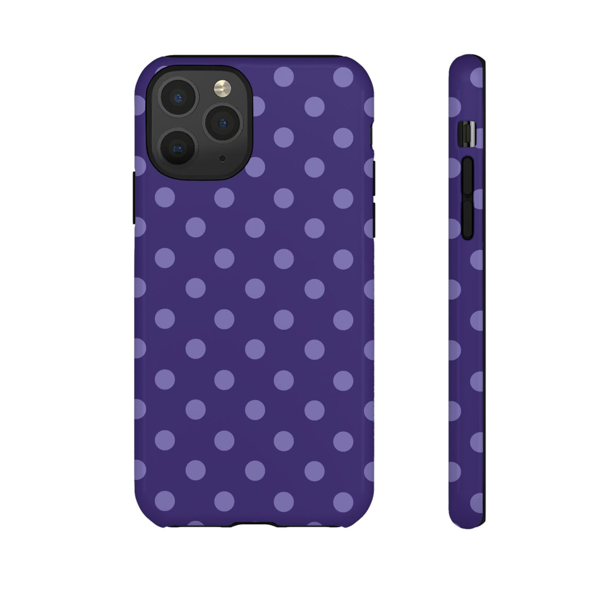 Plum Pop | Polka Dot iPhone Case