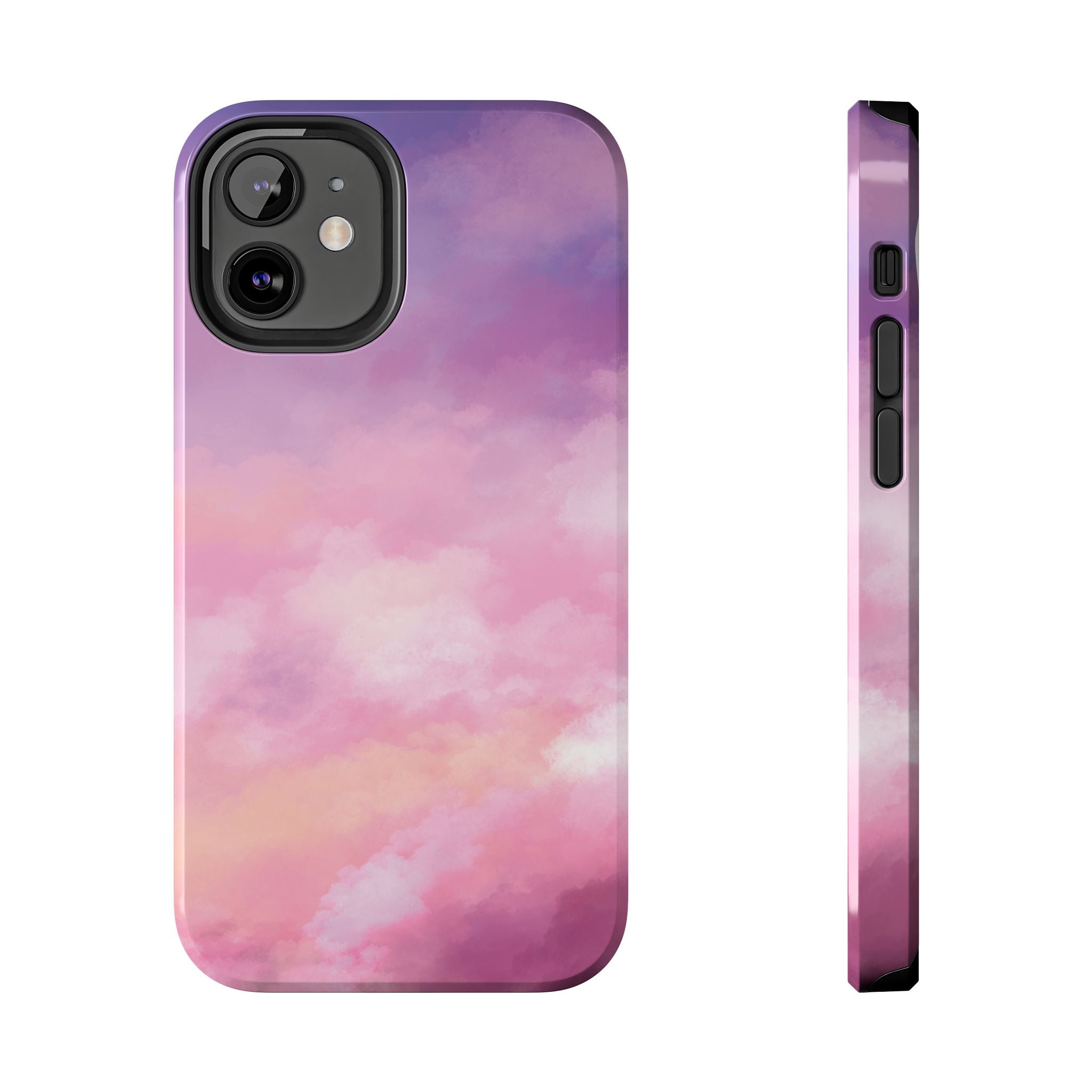 Stormy Purple Abstract iPhone Case