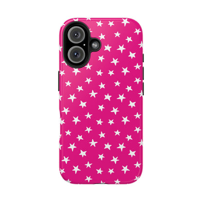 Starstruck | Hot Pink Starry iPhone Case