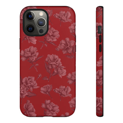 Roses Are Red | Red Floral Case